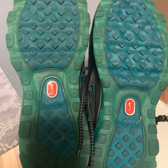 Gently worn Air Max 95 in black/turquoise 8.5 - Picture 3 of 3
